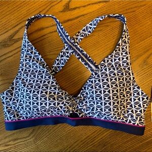 NWT JAG Tiki Geo‎ Halter Bikini Top